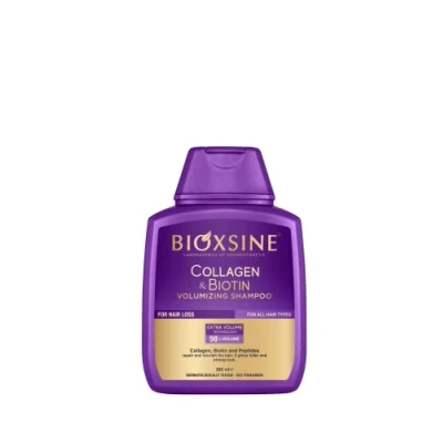 Image of Bioxsine Colagen &amp; Biotin Volume Shampoo 300 ml for All Hair Types