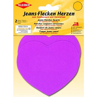 Image of Jeans Patch Heart 5 Kleiber pink