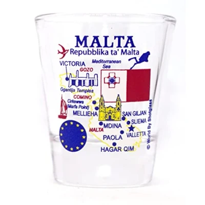Image of Malta EU Series Landmarks and Icons Shot Glass