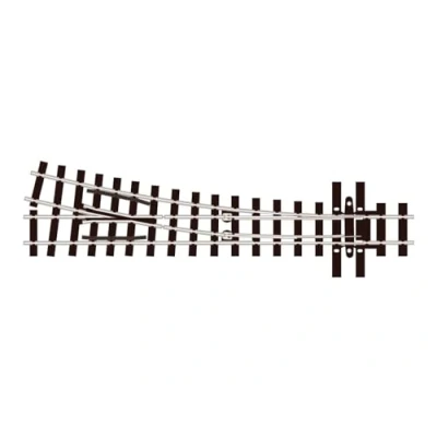 Image of Peco SL E495 Right Hand Mainline Turnout Electrofrog Streamline OO 9/HOe Gauge