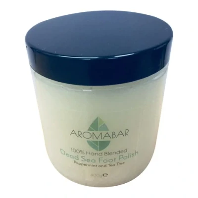Image of Dead Sea Salt &amp; Shea Butter Foot Polish Scrub 400g with Peppermint Tea Tree Essential Oils