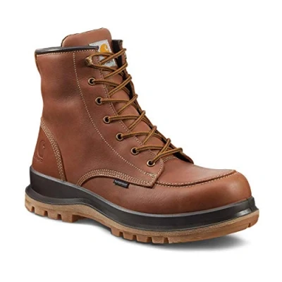 Image of Carhartt Men&#039;s Hamilton Rugged Flex Waterproof S3 Safety Boot, Tan, 6_point_5