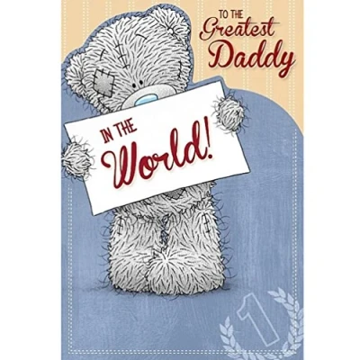 Image of Me To You Tatty Teddy Father&#039;s Day Card the Greatest Daddy in World!