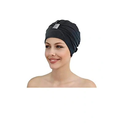 Image of Fashy Women&#039;s Exclusive Swim Cap with strass Accessoire Black, One Size