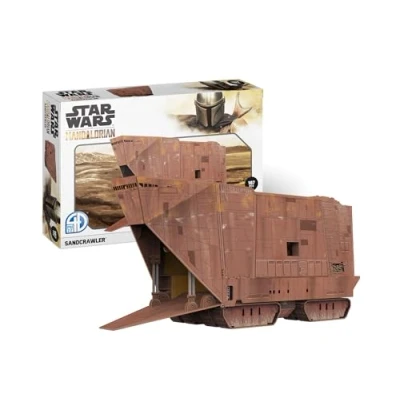 Image of Revell The Mandalorian Cardboard Model Kit I Detailed of Bob Fett&#039;s Starfighter for Young and Old 130 Pieces Star Wars Fans Ideal Gift Idea Any Occasion