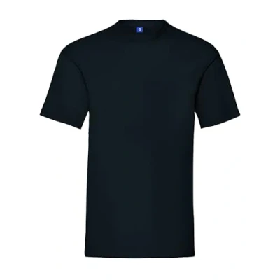 Image of BRAND KRUZE Mens T Shirt Regular Fit Plain Cotton Tee Crew Neck Top Casual Short Sleeve KZTS138 Tshirt Navy XL