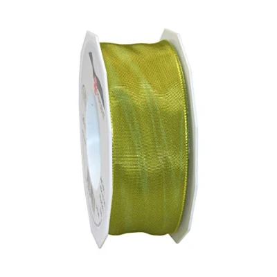 Image of C.E. Pattberg Präsent Lyon Wired Taffeta Ribbon Indian Yellow 40 mm width, 25 m length