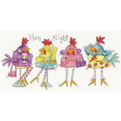 Image of Bothy Threads Counted Cross Stitch Kit Hen Night