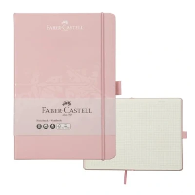 Image of Faber Castell 27826 Notebook DIN A5 145 x 210 mm Paper Quality 100 g/m² FSC Mix Rose Shadows Pack of 1