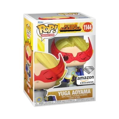 Image of Funko Pop! Animation: My Hero Academia S9 Yuga Aoyama (Glitter) (Diamond Collection) (Amazon Exclusive) #1144 Vinyl Figure