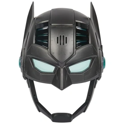 Image of DC Comics, Armor Up Batman Mask with Visor, 15+ Sounds and Phrases, Lights Up, Batteries Included, Super Hero Costume, Kids Roleplay for Boys Girls Aged 4+