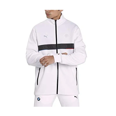 Image of PUMA BMW MMS Life Sweat Jacket Jacket, Man, mens, 597984 02_XL, Black, XL