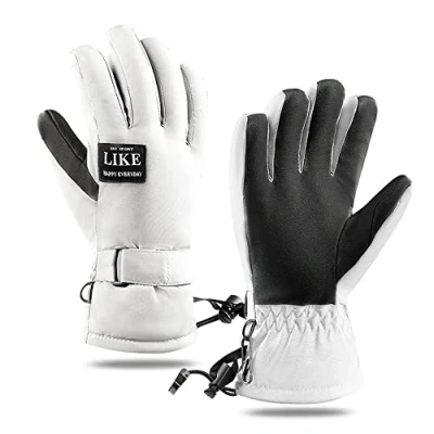 Image of LAMOOER Thermal Gloves Touch Screen Ski for Women Men Waterproof &amp; Windproof Winter Warm Skiing Running Cycling Hiking Walking