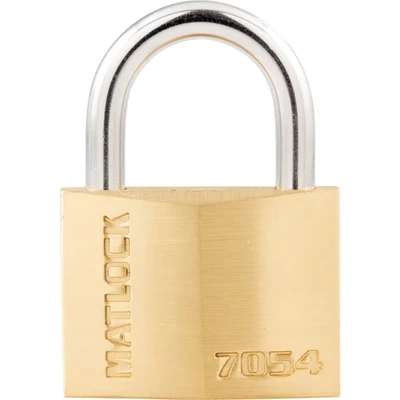 Image of Matlock 50 x 26mm Shackle Solid Brass Padlock