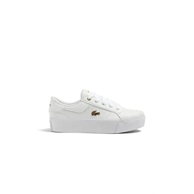 Image of Lacoste Women&#039;s 45cfa0013 Vulcanized Sneakers, Wht, 4 UK