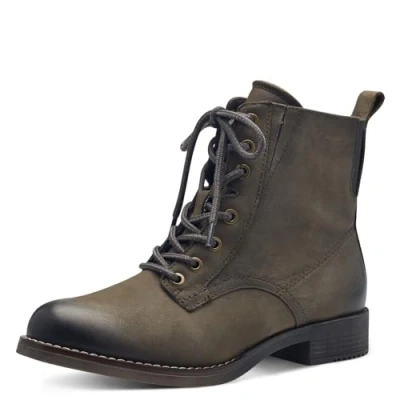Image of Tamaris Women&#039;s 8 85100 43 Ankle Boot, Olive Nubuck, 6 UK