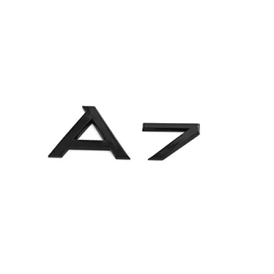 Image of Audi 4K8071803 Logo A7 Black Tuning Exclusive Edition Emblem