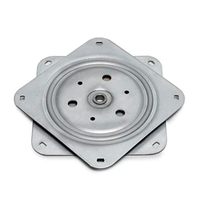 Image of Emuca Swivel platform/Rotating base of 360 for cabinet/TV screen, Zinc plated, Steel
