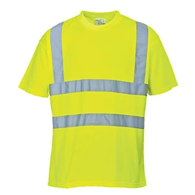 Image of Portwest S478YERXXL Hi Vis T Shirt, Yellow, XXL