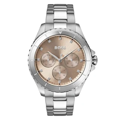 Image of BOSS Analogue Multifunction Quartz Watch for women with Silver Stainless Steel bracelet 1502444