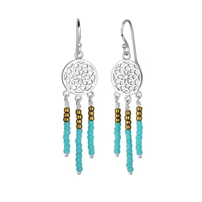 Image of Elli Women Dangle Ornament Boho Festival 925 Sterling Silver Earrings