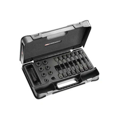 Image of Facom 6 Point Stubby Impact Socket Set, 23 Piece