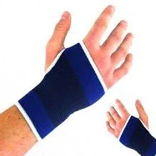 Image of 2 x Blue Elasticated Hand Palm Wrist Glove Support Guard Brace Splint Protector by HISPUK
