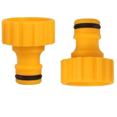 Image of 3/4 Inch Hose Connector, Outdoor Faucet Adapter, Garden Connector External Thread Faucet, Adapter Quick for Hoses (2PCS)