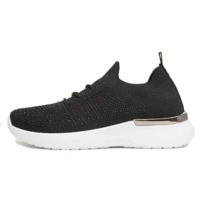 Image of Lotus Antibes Womens Black Diamante Casual Shoe Size 4 UK