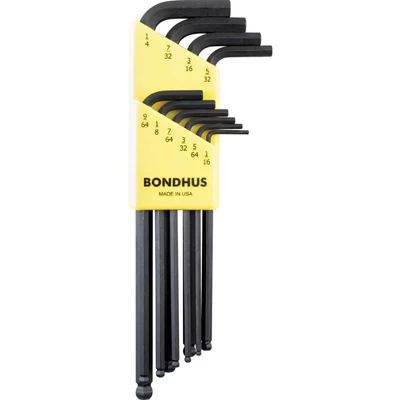 Image of Bondhus BLX10 Ball End Wrench Set (10 Piece)
