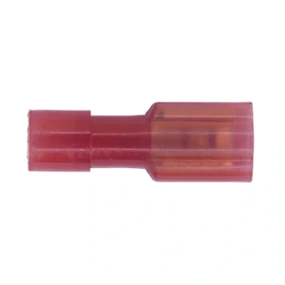 Image of Sealey Fully Insulated Terminal 4.7mm Female Red Pack of 100