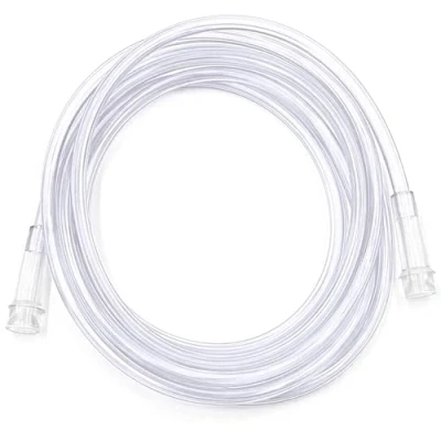 Image of ResOne 50Ft Clear Oxygen Supply Tubing, Crush Resistant, Standard Connectors