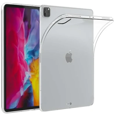 Image of Demacia Asgens Clear Case for iPad Pro 12.9 Inch 2020, Transparent Flexible Soft TPU Silicone Model A2229/A2233 A2069 A2232