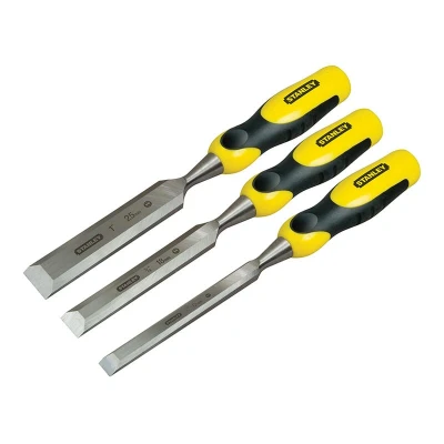 Image of Stanley 216883 Dynagrip Chisel with Strike Cap Set (3 Pieces)