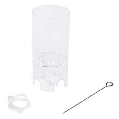 Image of Rayher Pillar Candle Mould and Wick for Making, Reusable Casting DIY Decorations, 6.5cm, 3116600