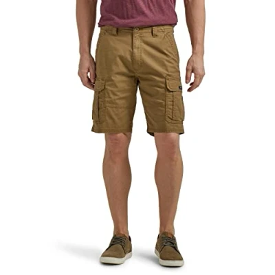 Image of Wrangler Authentics Men&#039;s Classic Cargo Stretch Short, Kangaroo, 40