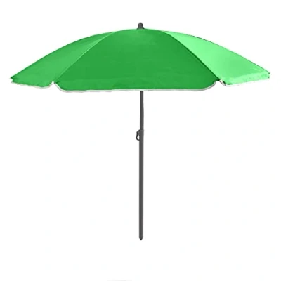 Image of Out There! 2.4m Garden Parasol Umbrella Sun Shade with Adjustable Height Tilt Function and UPF40+ Protection