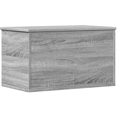Image of vidaXL Storage Box Grey Sonoma 60x35x35 cm Engineered Wood