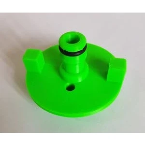 Image of 3D Cabin Motorhome Water tank Filler cap with hose connector : Fits Fiamma type GREEN adapter