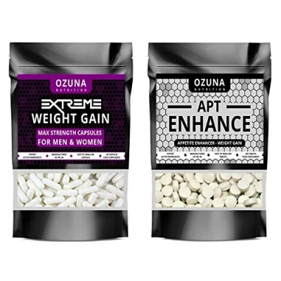Image of Extreme Weight Gain Anabolic &amp; APT Appetite Enhancer Stimulant Bundle Strongest Available, Quick Muscle Growth Pills, Made in The UK