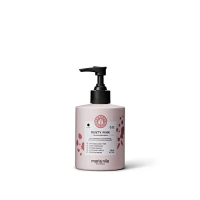 Image of Maria Nila Colour Refresh, Dusty Pink 300 ml, Dark Pastel Hair Mask, Semi Permanent Pigments, 100% Vegan &amp; Sulfate/Paraben free