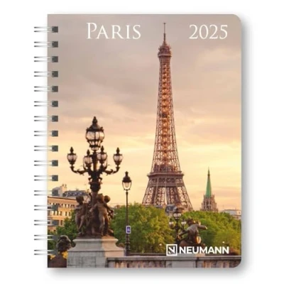 Image of Paris 2025 Diary Buchkalender Taschenkalender 16,5x21,6: