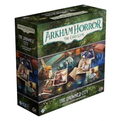 Image of Fantasy Flight Games Arkham Horror The Card Game: Drowned City Investigator Expansion Cooperative Game Ages 14+ 1 4 Players 2 Hours Playing Time