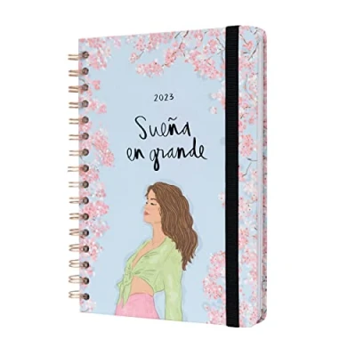 Image of Grupo Erik Ana Marin A5 2023 Week To View Diary January December Weekly Planner With Stickers And Pocket Cute Stationery