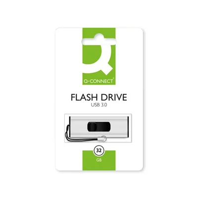 Image of Memory Stick Q CONNECT USB 3 0 32GB / Computer Accessories/Type Capacity 32 GB/Kind 3.0 Material Plastic/Colour Silver/black/Size