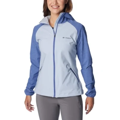 Image of Columbia Women&#039;s Heather Canyon Softshell Jacket Jacket, Nocturnal Heather, Size XL