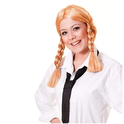 Image of Bristol Novelty BW109 Schoolgirl Wig, Blonde, One Size