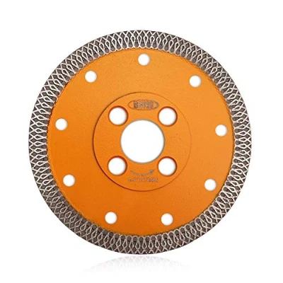 Image of BGTEC Diamond Porcelain Saw Blades,115mm X Mesh Turbo Tiles Blades 22.23mm Bore for Tile Granite Marbles Cutting Disc