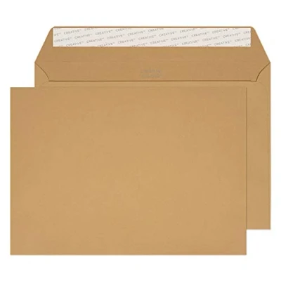 Image of Blake Creative Colour C5 162 x 229 mm 120 gsm Peel &amp; Seal Wallet Envelopes (327) Biscuit Beige Pack of 500