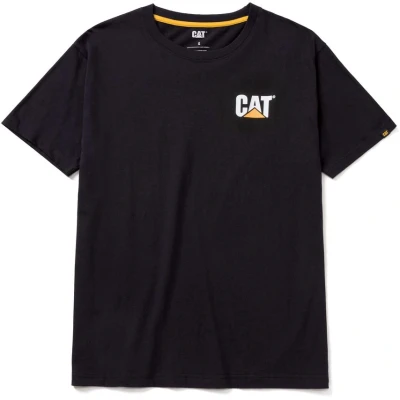 Image of CAT Men&#039;s Trademark T Shirt (Regular and Big &amp; Tall Sizes), Black, XL